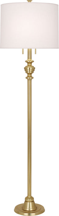 Robert Abbey 1223 Two Light Floor Lamp, Modern Brass