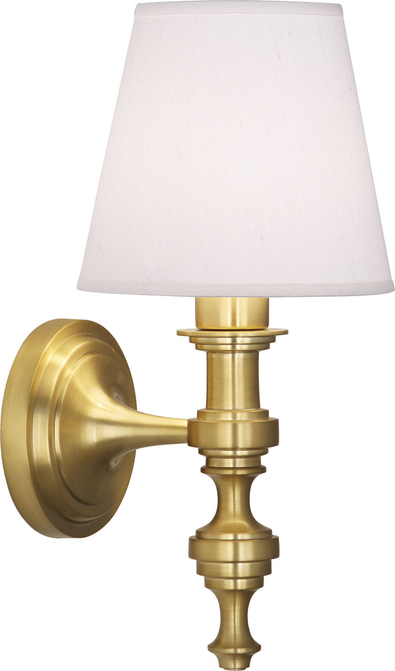 Robert Abbey 1224 One Light Wall Sconce, MODERN BRASS