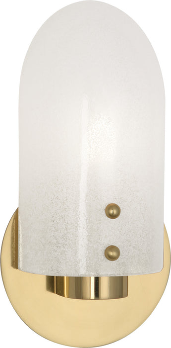 Robert Abbey 910 One Light Wall Sconce, Modern Brass