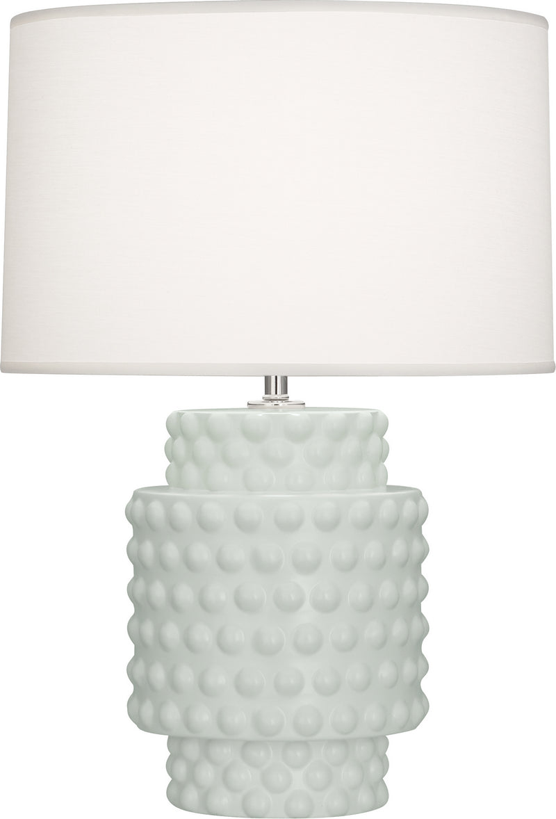 Robert Abbey MCL09 One Light Accent Lamp, Matte Celadon Glazed Textured Ceramic