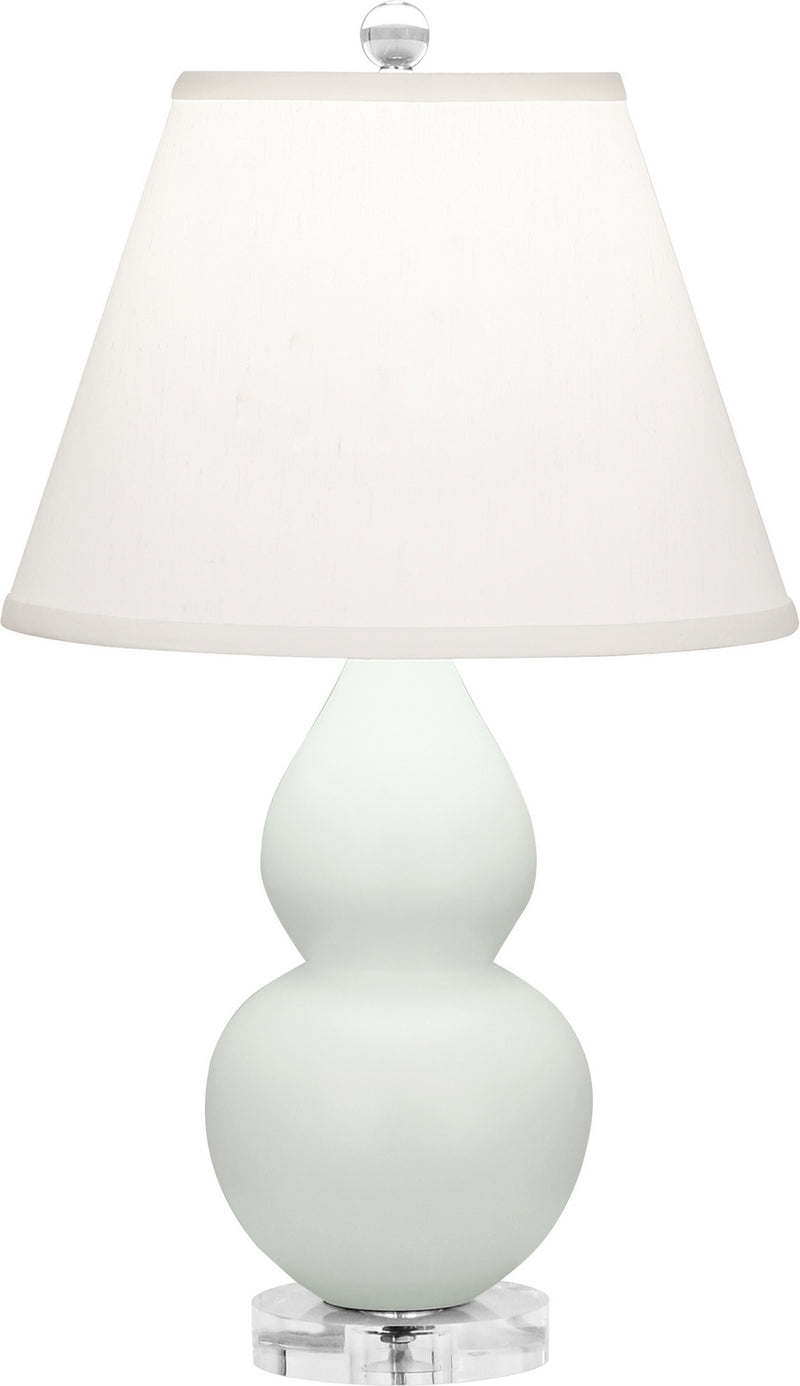 Robert Abbey MCL53 One Light Accent Lamp, Matte Celadon Glazed Ceramic w/Lucite