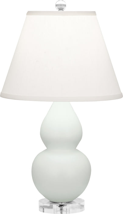 Robert Abbey MCL53 One Light Accent Lamp, Matte Celadon Glazed Ceramic w/Lucite
