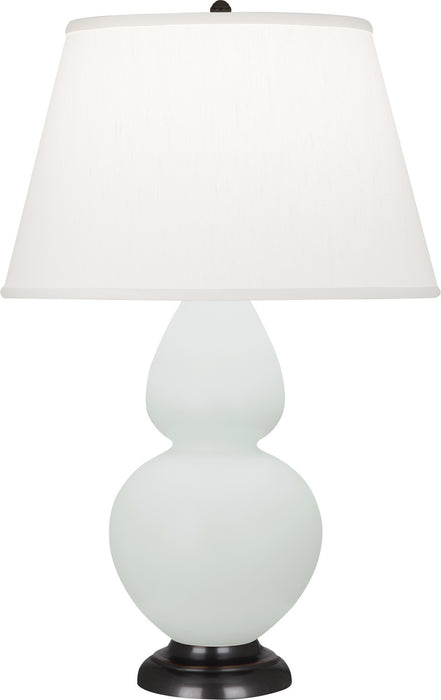 Robert Abbey MCL57 One Light Table Lamp, Matte Celadon Glazed Ceramic w/Deep Patina Bronze