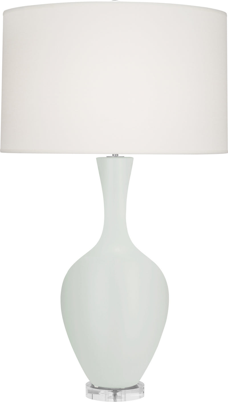 Robert Abbey MCL80 One Light Table Lamp, Matte Celadon Glazed Ceramic