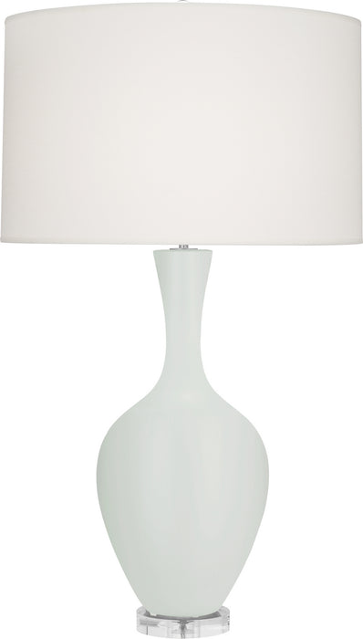 Robert Abbey MCL80 One Light Table Lamp, Matte Celadon Glazed Ceramic
