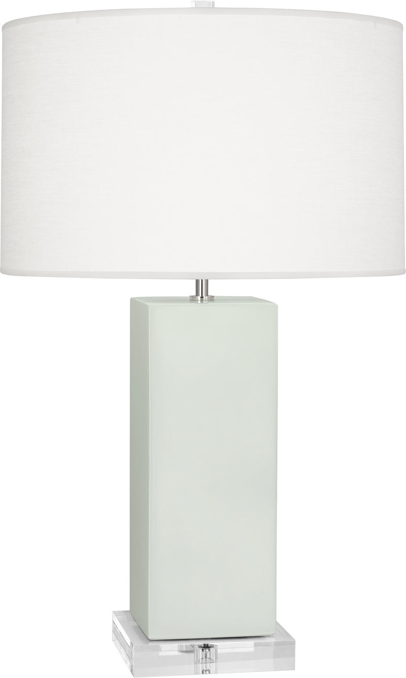 Robert Abbey MCL95 One Light Table Lamp, Matte Celadon Glazed Ceramic