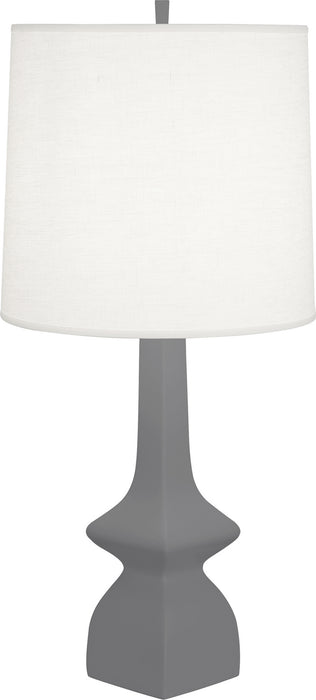 Robert Abbey MCR10 One Light Table Lamp, MATTE ASH GLAZED CERAMIC