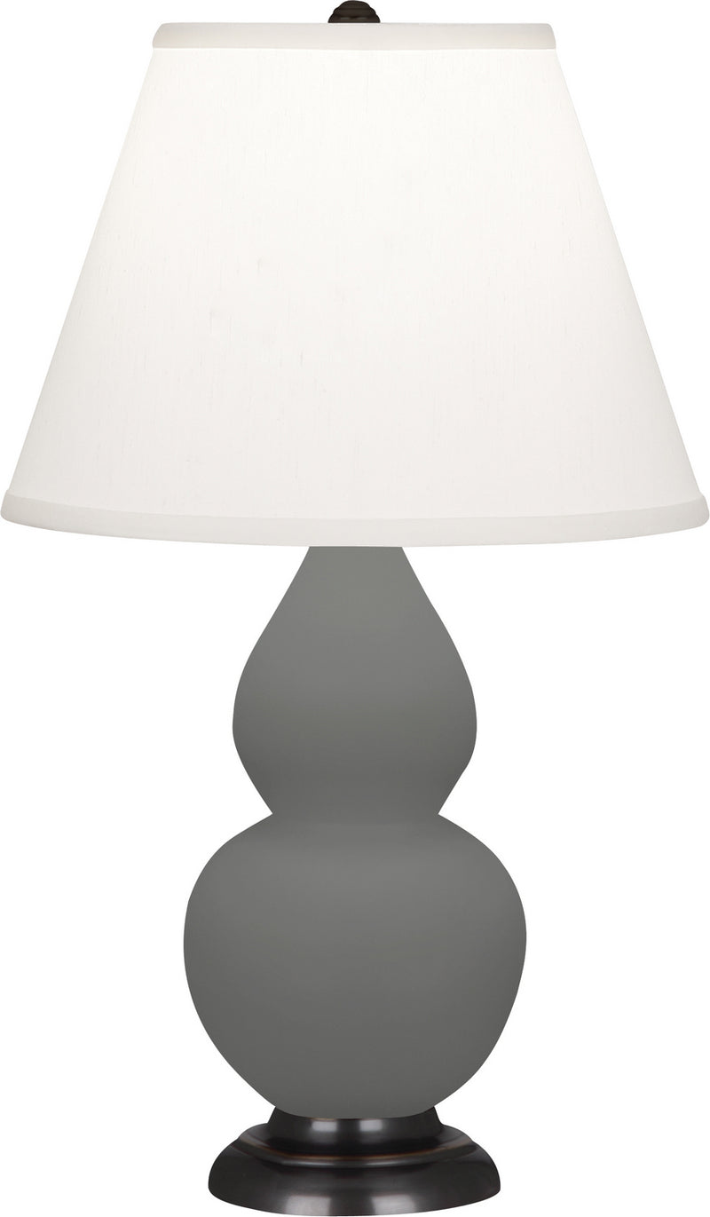 Robert Abbey MCR51 One Light Accent Lamp, Matte Ash Glazed Ceramic w/Deep Patina Bronzeed