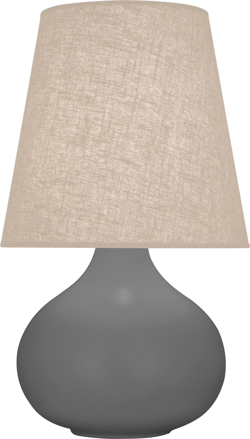 Robert Abbey MCR91 One Light Accent Lamp, Matte Ash Glazed Ceramic