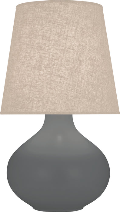 Robert Abbey MCR98 One Light Table Lamp, Matte Ash Glazed Ceramic