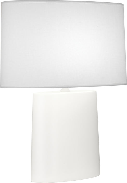 Robert Abbey MLY03 One Light Table Lamp, Matte Lily Glazed Ceramic