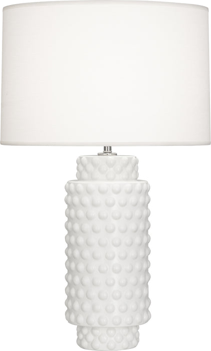 Robert Abbey MLY08 One Light Table Lamp, Matte Lily Glazed Textured Ceramic
