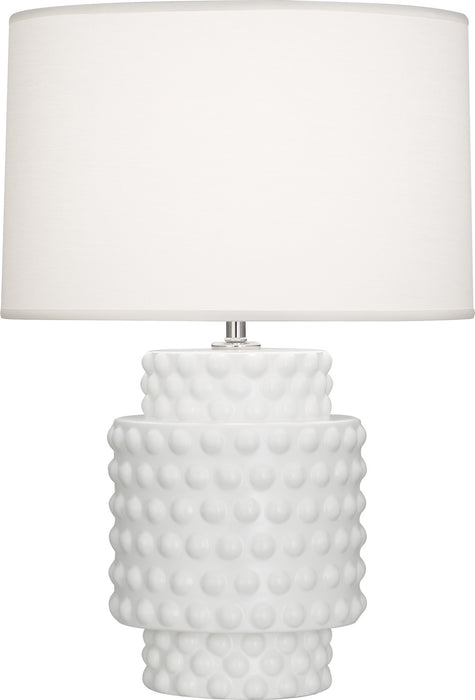 Robert Abbey MLY09 One Light Accent Lamp, Matte Lily Glazed Textured Ceramic