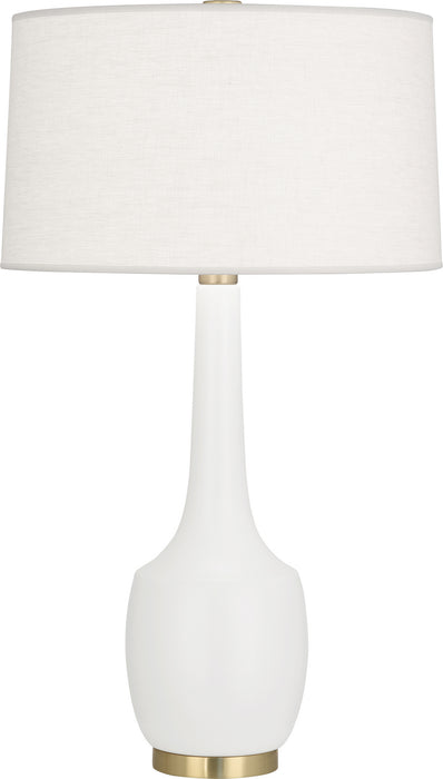 Robert Abbey MLY70 One Light Table Lamp, Matte Lily Glazed Ceramic