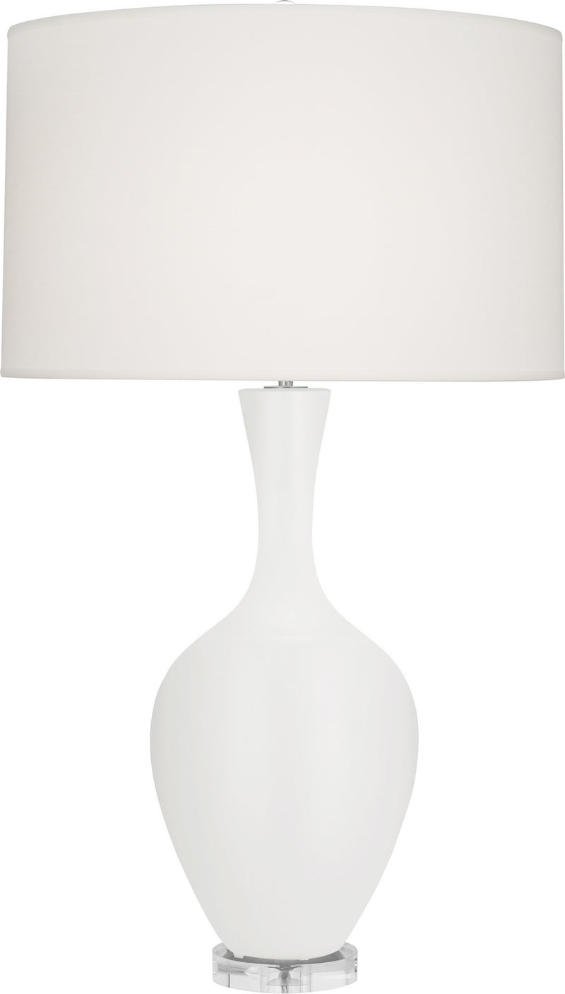 Robert Abbey MLY80 One Light Table Lamp, Matte Lily Glazed Ceramic