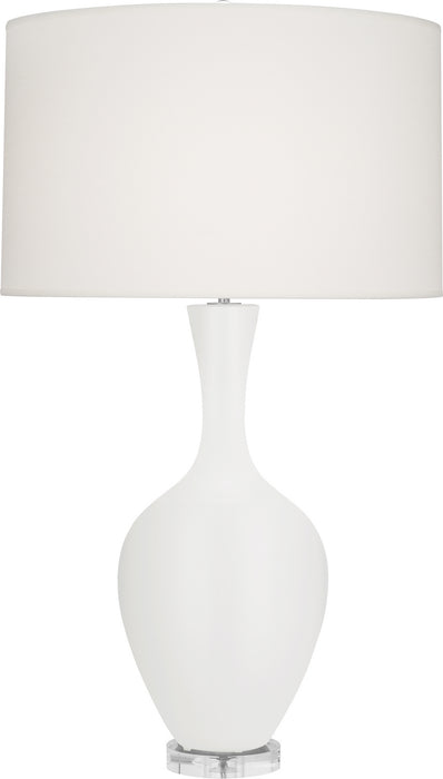 Robert Abbey MLY80 One Light Table Lamp, Matte Lily Glazed Ceramic