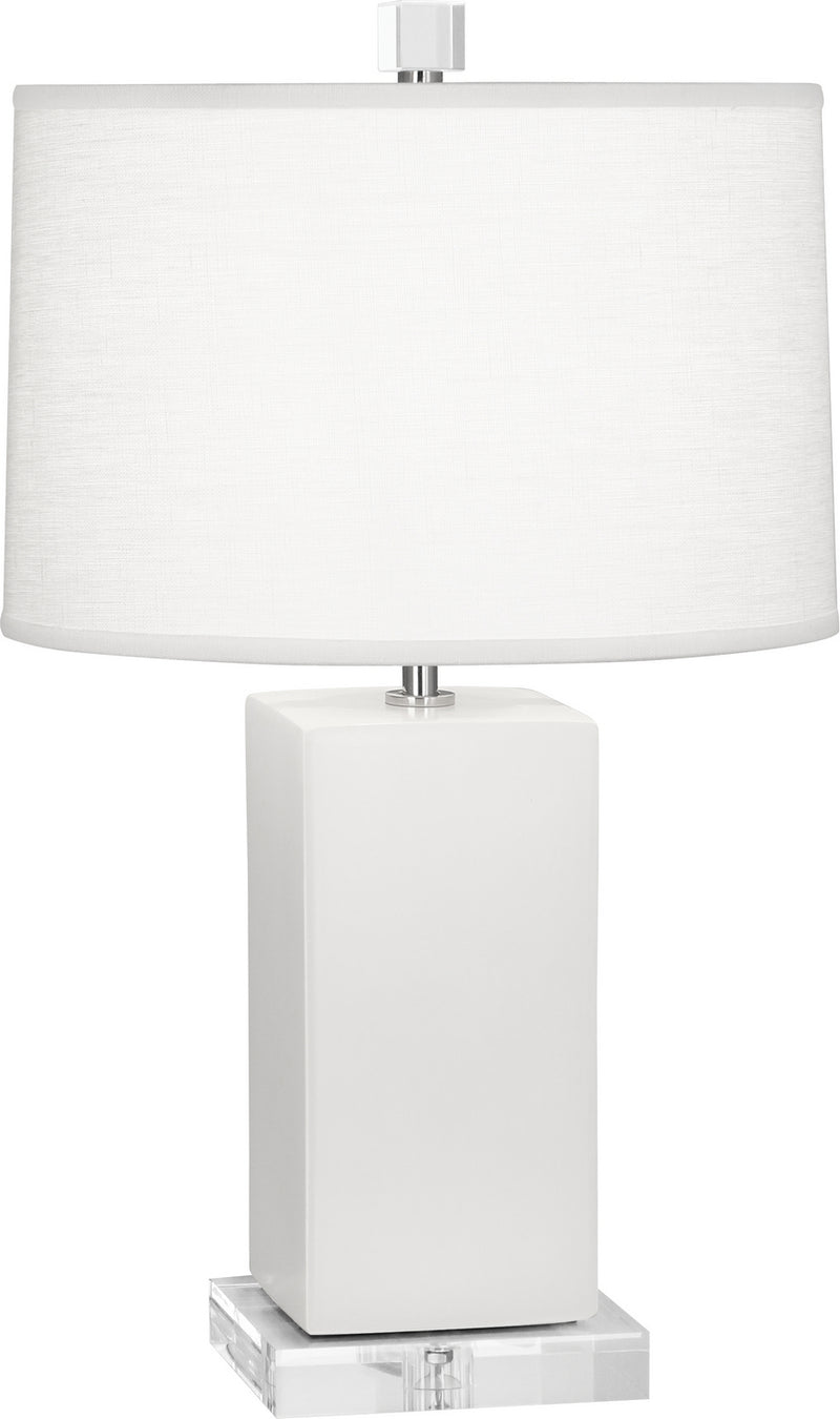 Robert Abbey MLY90 One Light Accent Lamp, Matte Lily Glazed Ceramic