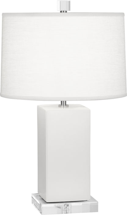Robert Abbey MLY90 One Light Accent Lamp, Matte Lily Glazed Ceramic