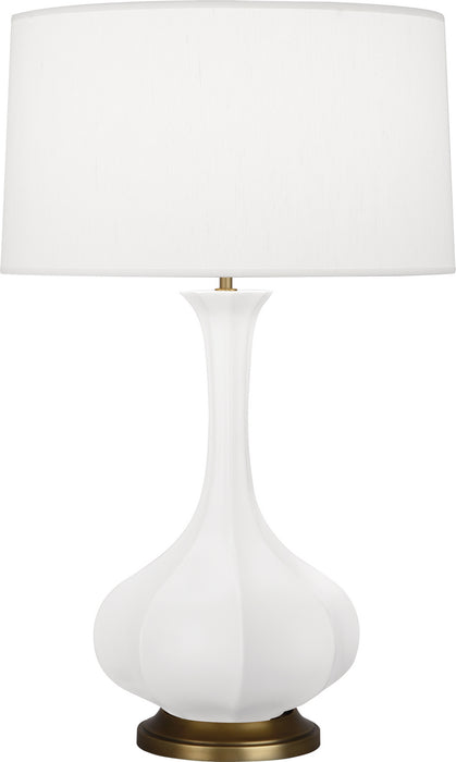 Robert Abbey MLY94 One Light Table Lamp, Matte Lily Glazed Ceramic