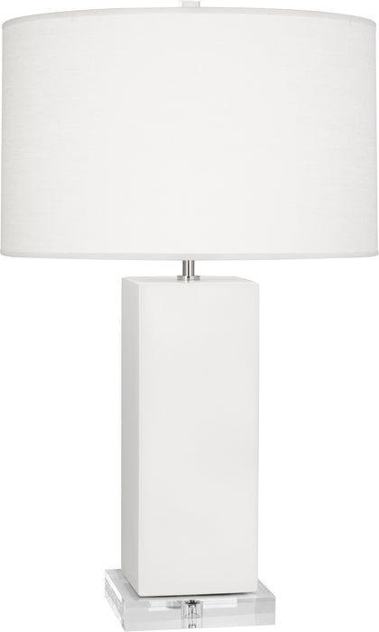 Robert Abbey MLY95 One Light Table Lamp, Matte Lily Glazed Ceramic