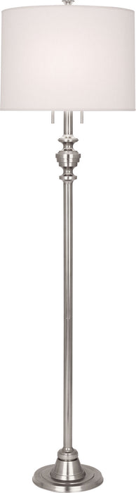 Robert Abbey S1223 Two Light Floor Lamp, Polished Nickel