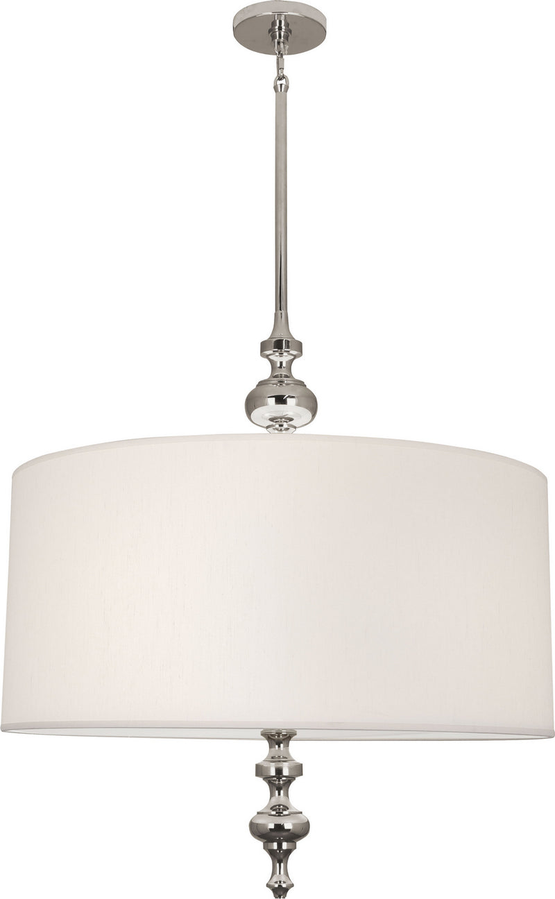 Robert Abbey S1225 Three Light Pendant, Polished Nickel