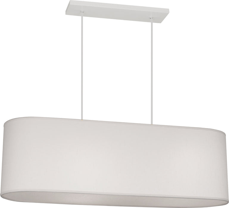 Robert Abbey W170 Two Light Pendant, Painted White