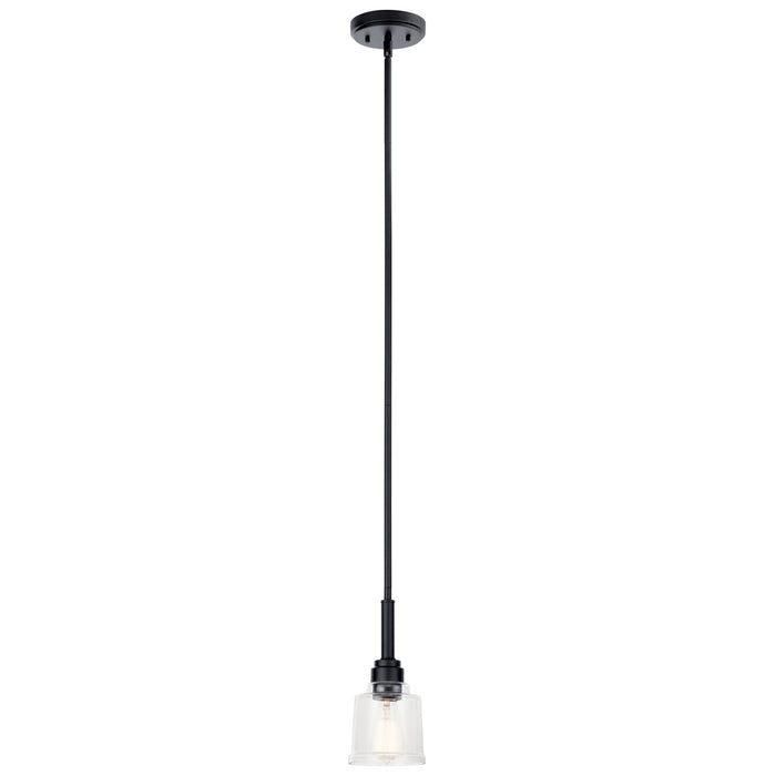 Kichler 52399BK One Light Mini Pendant, Black