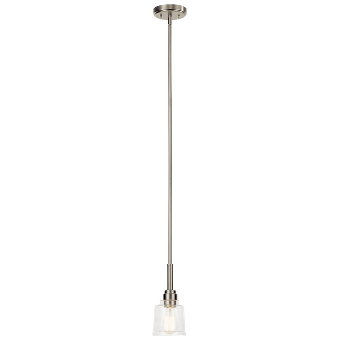 Kichler 52399NI One Light Mini Pendant, Nickel Textured