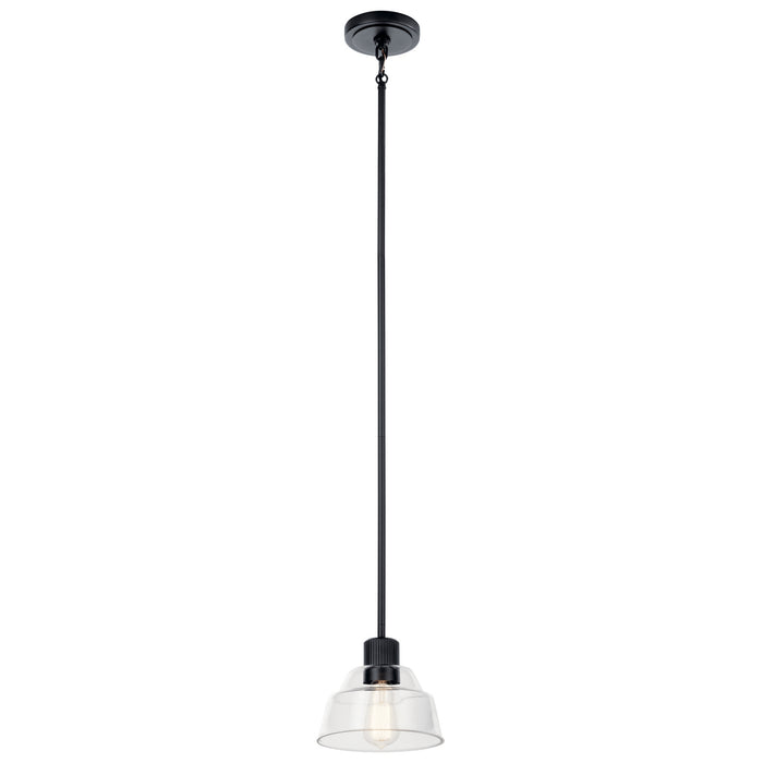 Kichler 52405BK One Light Mini Pendant, Black