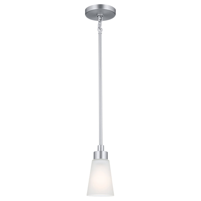Kichler 52444NI One Light Mini Pendant, Brushed Nickel