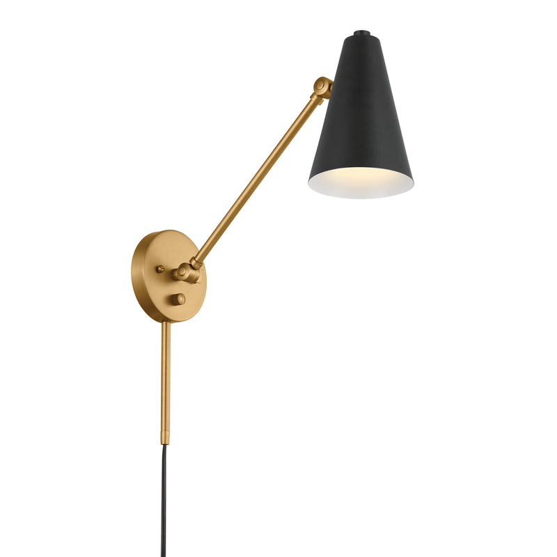 Kichler 52485NBRB One Light Wall Sconce, Natural Brass