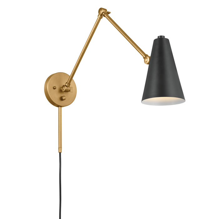 Kichler 52486NBRB One Light Wall Sconce, Natural Brass