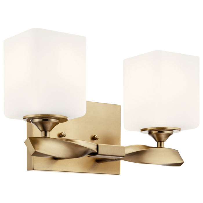 Kichler 55001CPZ Two Light Bath, Champagne Bronze
