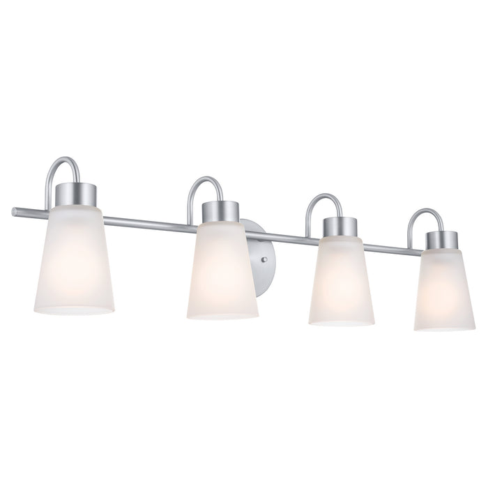 Kichler 55127NI Four Light Bath, Brushed Nickel