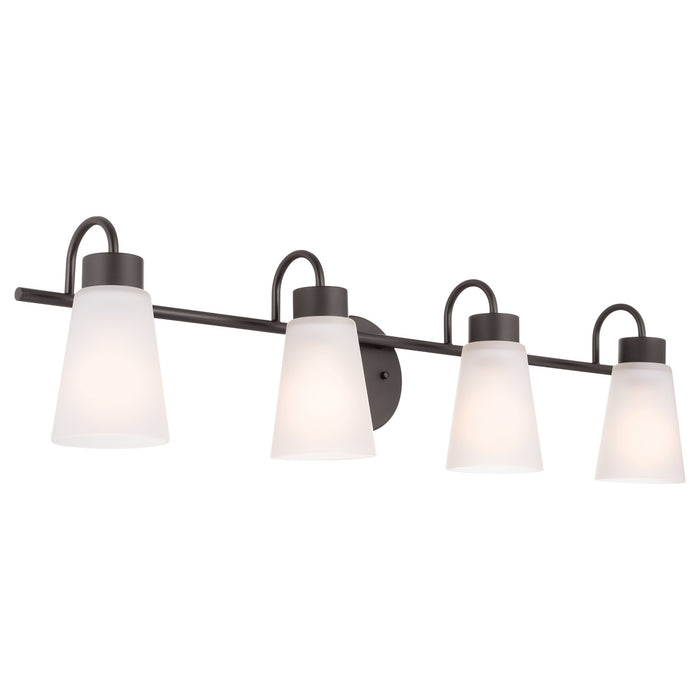 Kichler 55127OZ Four Light Bath, Olde Bronze