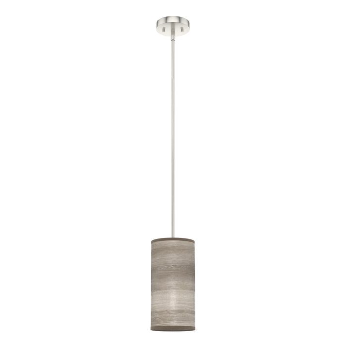 Hunter 19239 One Light Mini Pendant, Light Grey Oak