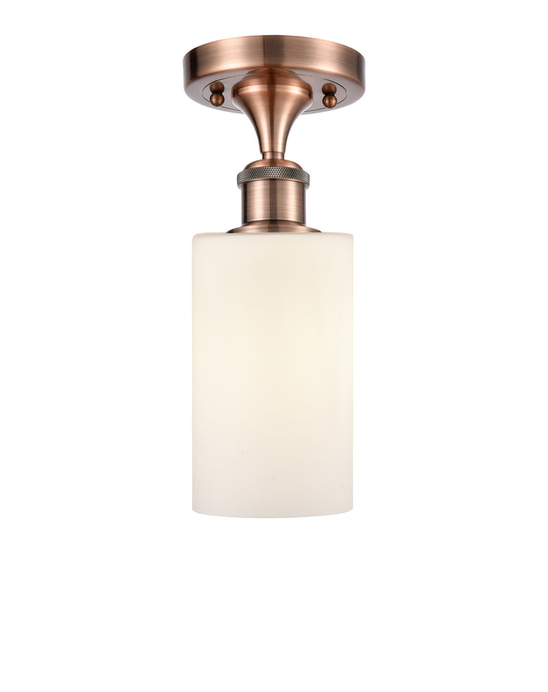 Innovations 516-1C-AC-G801-LED LED Semi-Flush Mount, Antique Copper