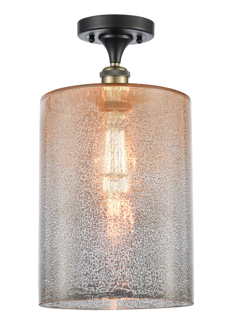 Innovations 516-1C-BAB-G116-L-LED LED Semi-Flush Mount, Black Antique Brass