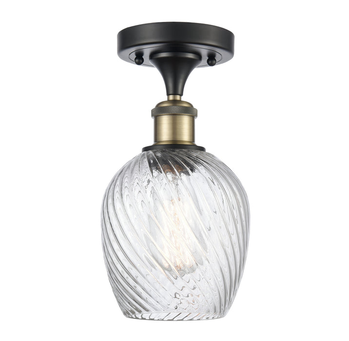 Innovations 516-1C-BAB-G292-LED LED Semi-Flush Mount, Black Antique Brass
