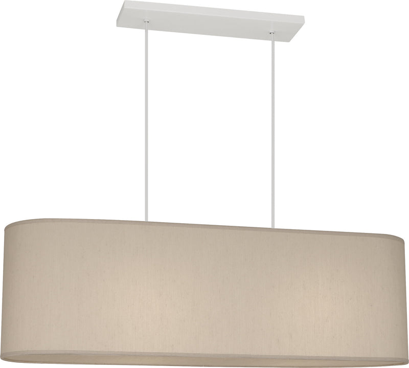 Robert Abbey B170 Two Light Pendant, Painted White