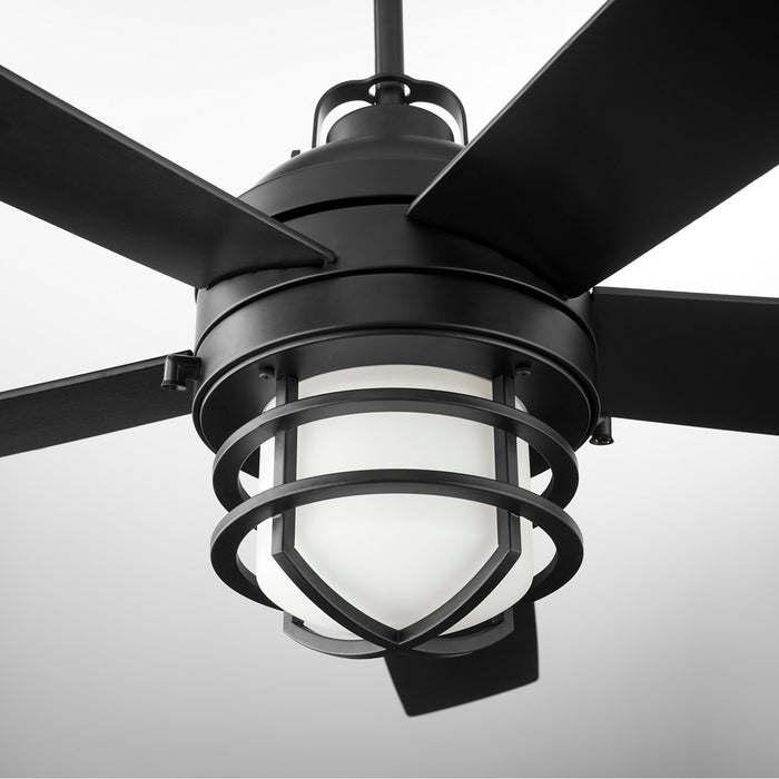 Quorum 133645-59 64"Patio Fan, Matte Black