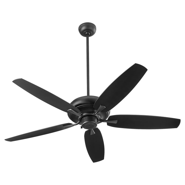 Quorum 190565-59 56" Ceiling Fan, Matte Black