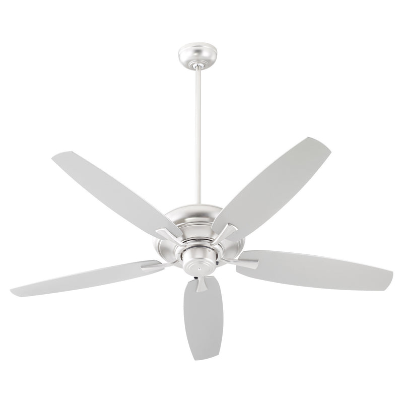 Quorum 190565-65 56" Ceiling Fan, Satin Nickel