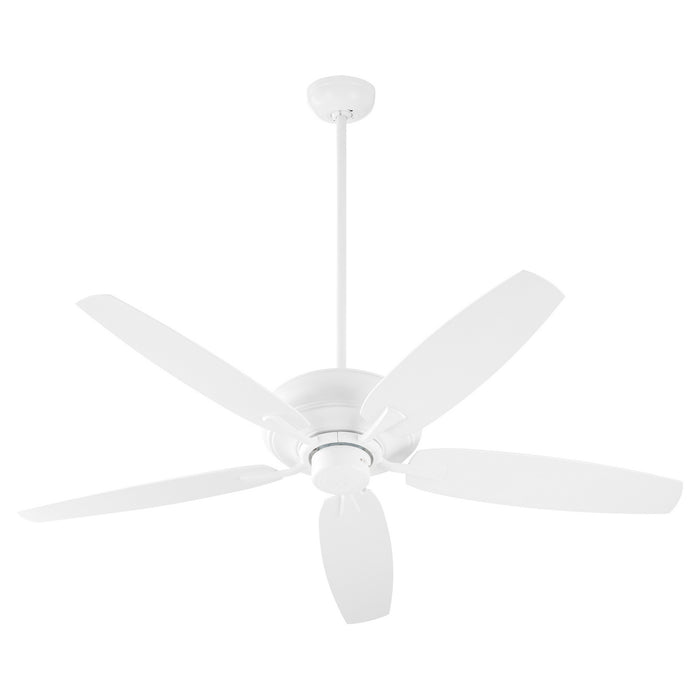 Quorum 190565-8 56" Ceiling Fan, Studio White