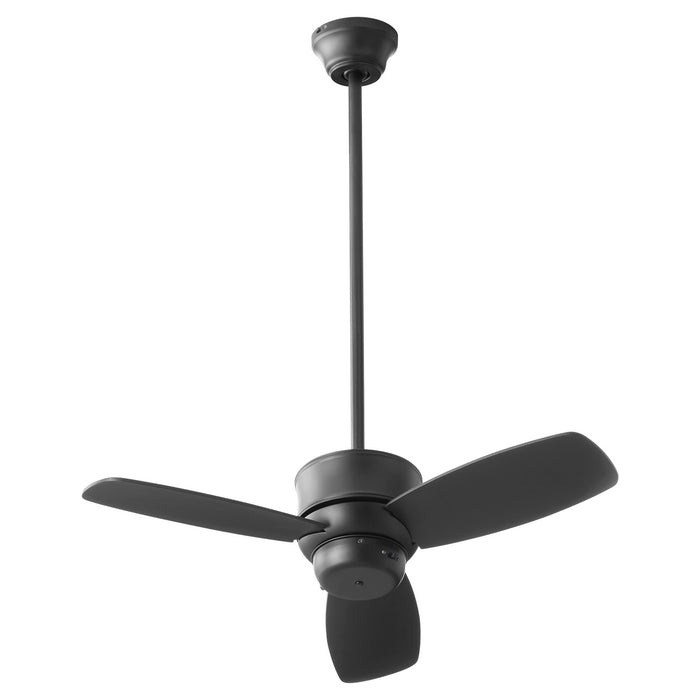 Quorum 32323-59 32" Ceiling Fan, Matte Black