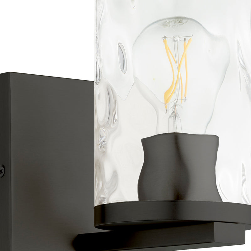 Quorum 5111-1-59 One Light Wall Mount, Matte Black