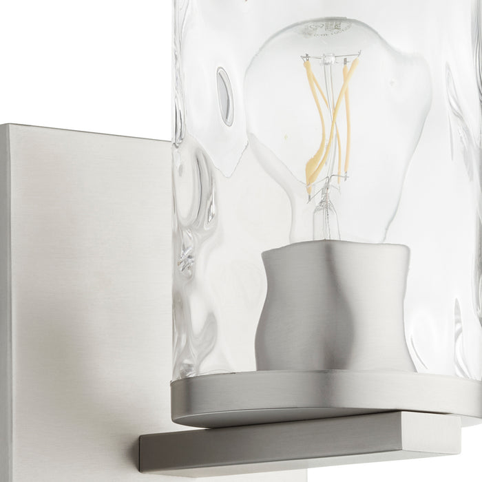 Quorum 5111-1-65 One Light Wall Mount, Satin Nickel