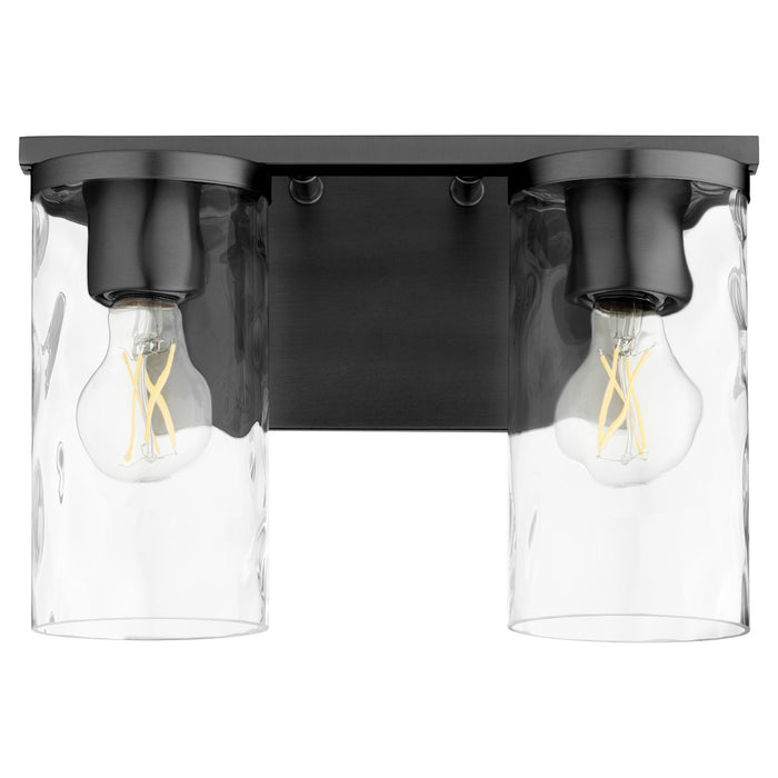 Quorum 5111-2-59 Two Light Vanity, Matte Black