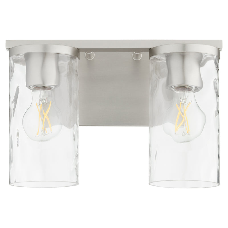 Quorum 5111-2-65 Two Light Vanity, Satin Nickel